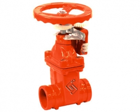 Trench dark bar gate valve